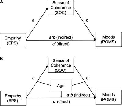 Sense of Coherence as a Mediator in the Association Between Empathy and Moods in Healthcare Professionals: The Moderating Effect of Age